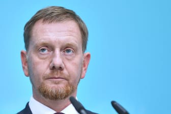 Berlin, Deutschland, 02.09.2024: Konrad-Adenauer-Haus: Pressekonferenz nach CDU-Vorstandssitzung zu Wahlen in Sachsen und Thüringen: Sachsens Ministerpräsident Michael Kretschmer