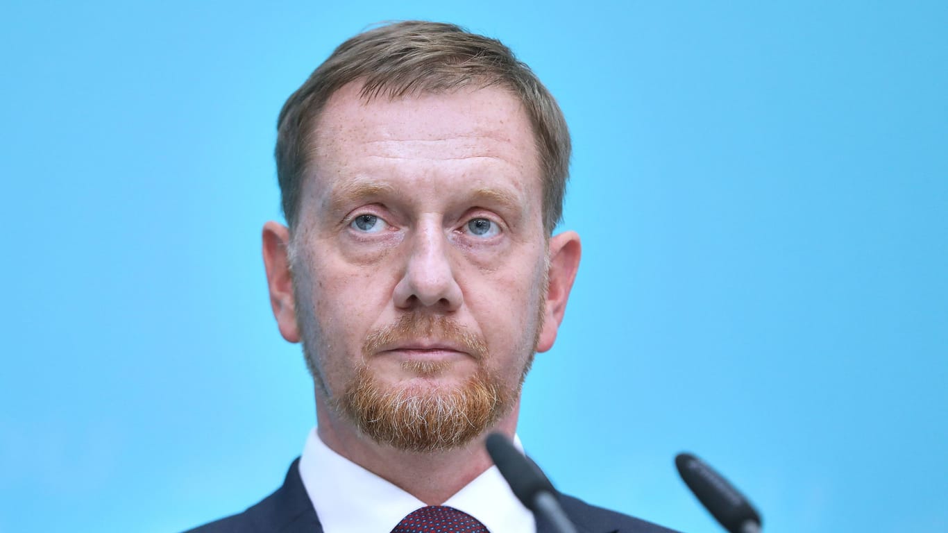 Berlin, Deutschland, 02.09.2024: Konrad-Adenauer-Haus: Pressekonferenz nach CDU-Vorstandssitzung zu Wahlen in Sachsen und Thüringen: Sachsens Ministerpräsident Michael Kretschmer