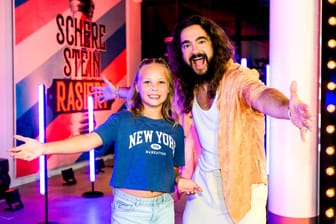 Mia aus Berlin und Tom Kaulitz in der "Superduper Show": Die beiden präsentieren gemeinsam eine Mini-Show.