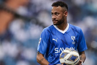 Neymar im Trikot von Al-Hilal: Der Brasilianer spielt seit 2023 in Saudi-Arabien.