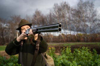 Jägerin (Symbolfoto): Verletzt wurde niemand.