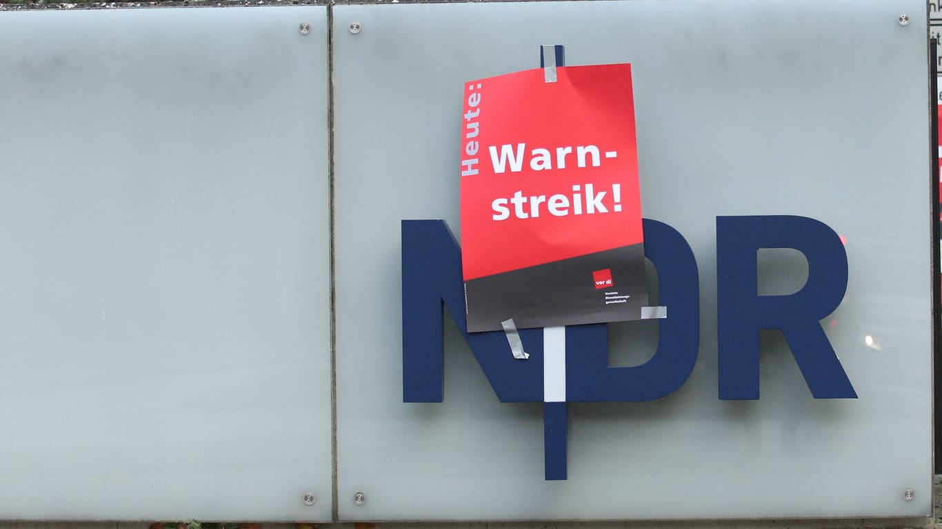 Warnstreik beim NDR (Symbolbild): Betroffen von dem Ausstand sind Fernsehen, Hörfunk und Online-Dienste.