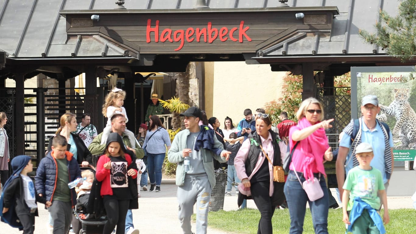 Der Haupteingang zum Tierpark Hagenbeck (Archivbild): Ganz in der Nähe entsteht bald eine große neue Schule.