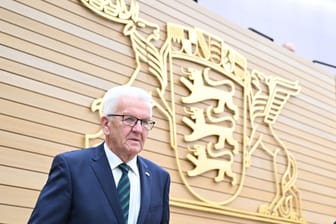 Winfried Kretschmann im Landtag