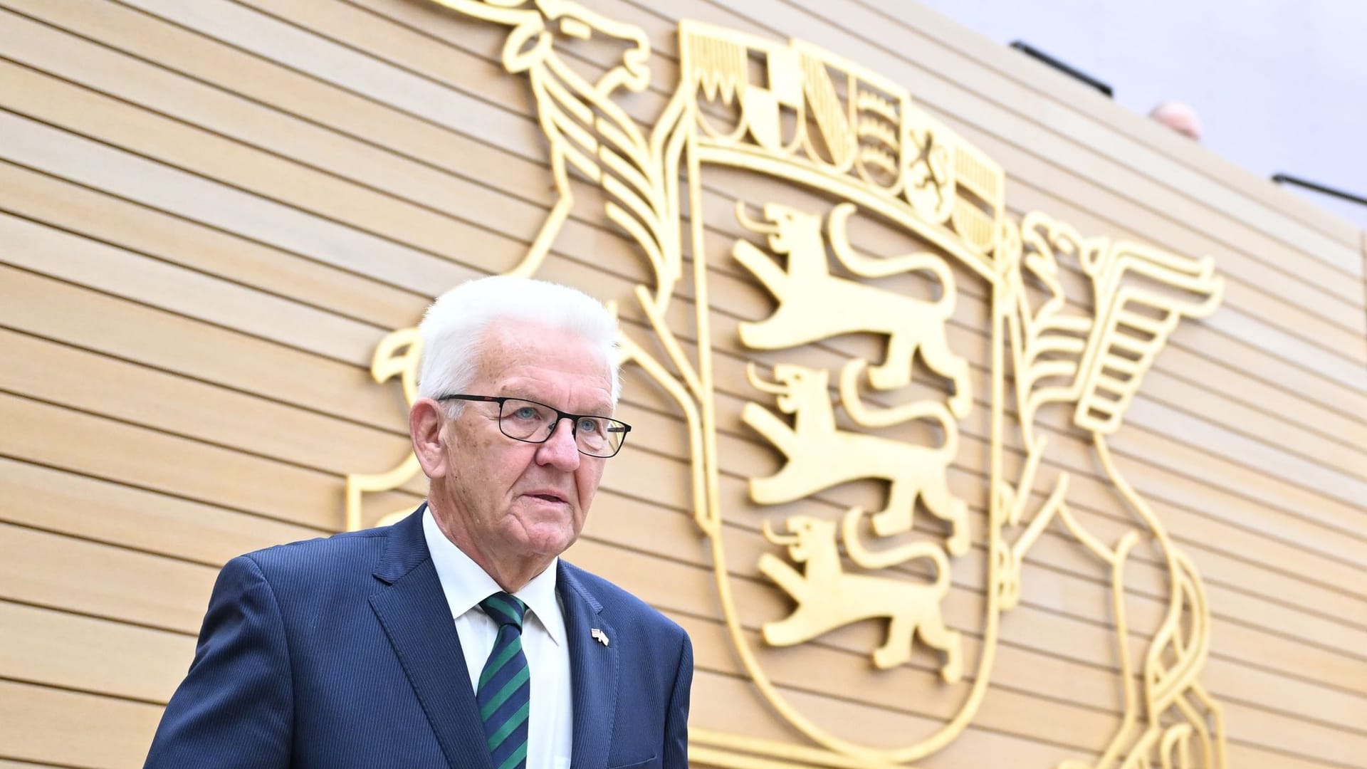 Winfried Kretschmann im Landtag