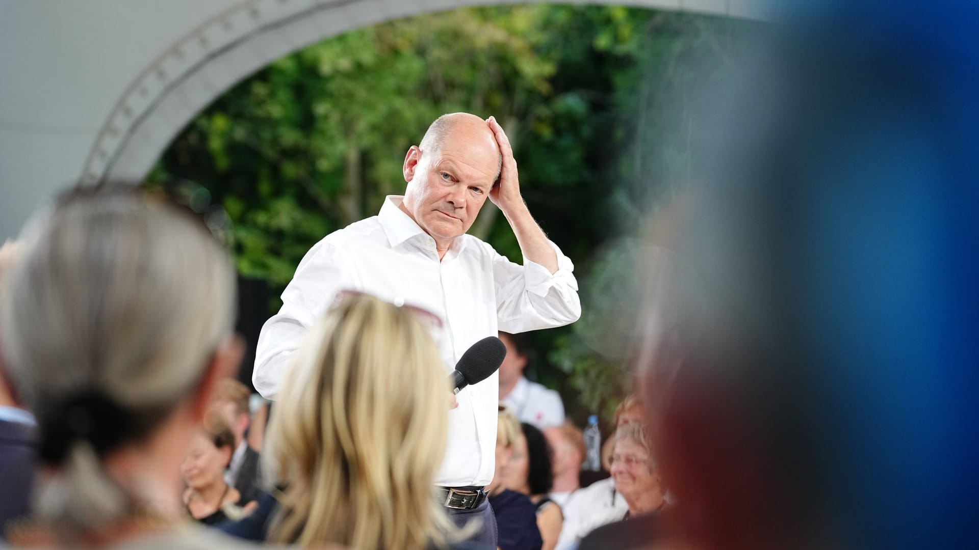 Bundeskanzler Scholz im Bürgergespräch