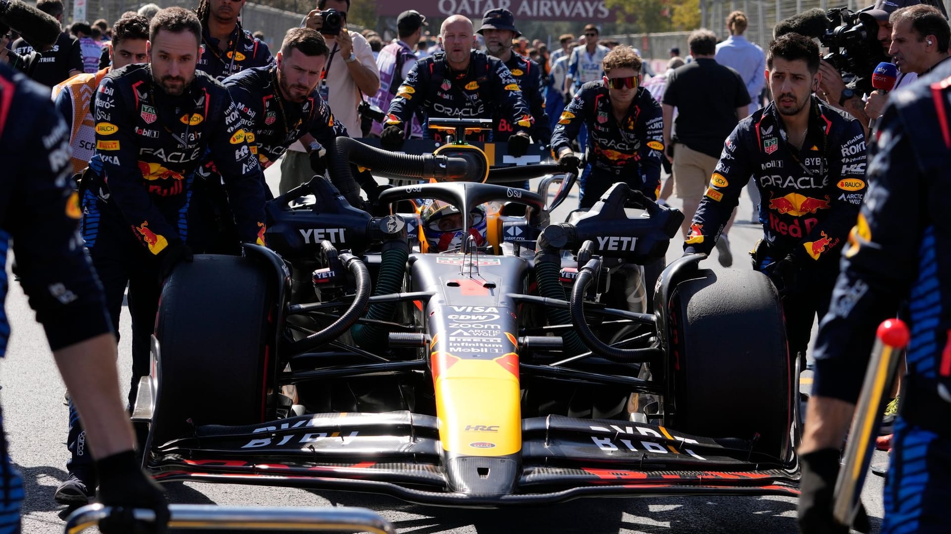 Max Verstappen im Red Bull