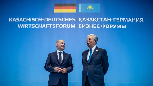 Scholz visit boosts Kazakh oil supply for German refinery