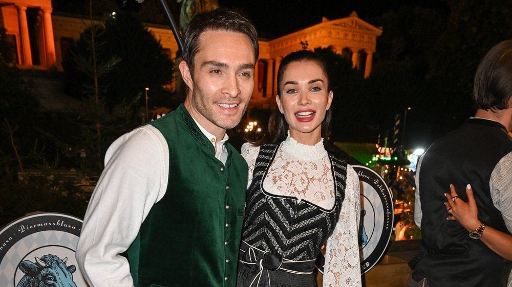 Ed Westwick und Amy Jackson auf der Wiesn