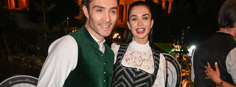 Ed Westwick und Amy Jackson auf der Wiesn