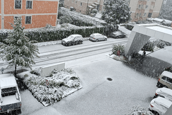 Schneefall in Bad Gastein: Ein paar Tage zuvor waren hier noch über 20 Grad.