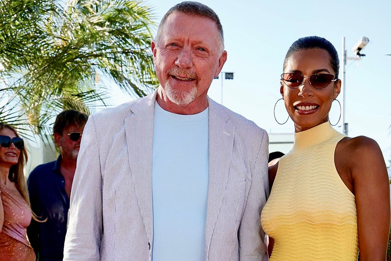 Boris Becker mit Verlobter Lilian de Carvalho Monteiro: Die beiden wollen sich das Jawort geben.