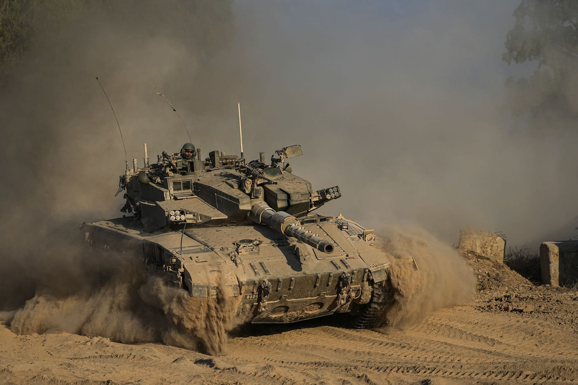 Nahostkonflikt - Grenze zwischen Israel und Gaza