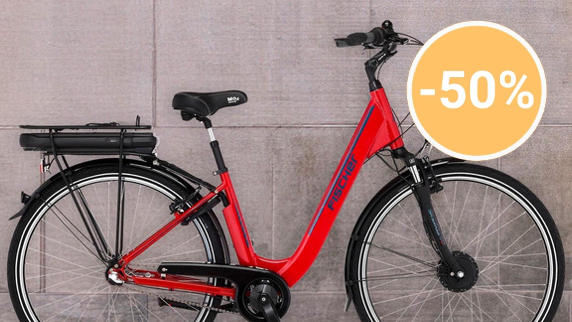 Unter 800 Euro: Bei Aldi ist ein E-Bike der Fahrradmarke Fischer radikal reduziert im Angebot.