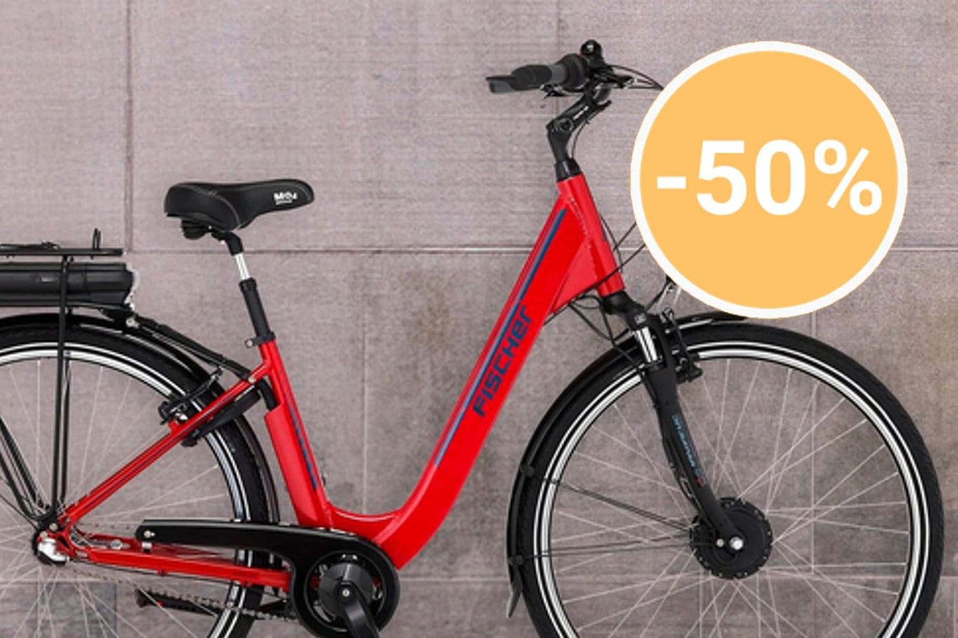 Unter 800 Euro: Bei Aldi ist ein E-Bike der Fahrradmarke Fischer radikal reduziert im Angebot.