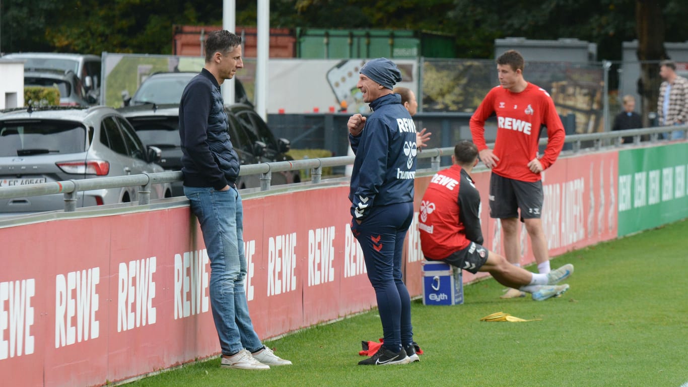 Christian Keller und Gerhard Struber: Der Trainerleistung hatte der Sportchef nichts auszusetzen.