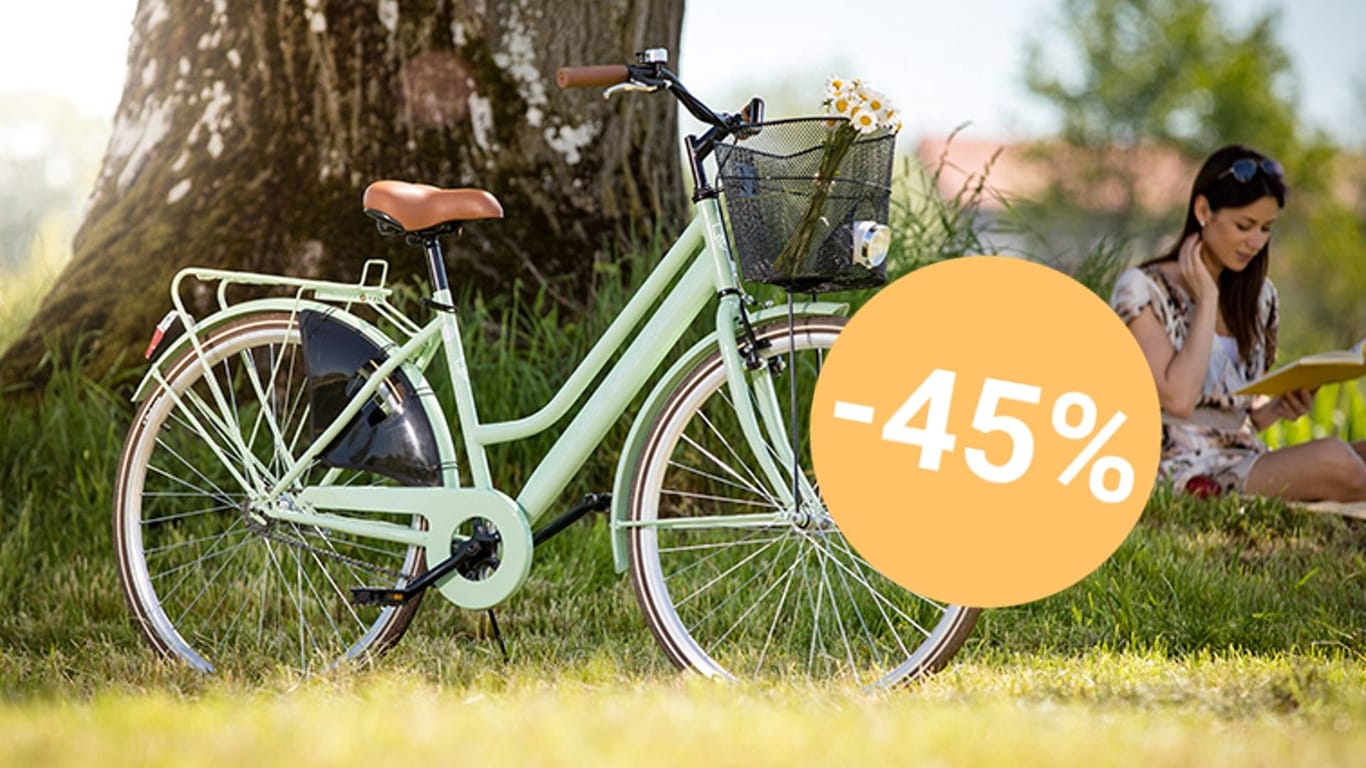 Bei Lidl ist das Bergsteiger Citybike momentan für nur knapp 280 Euro im Angebot.