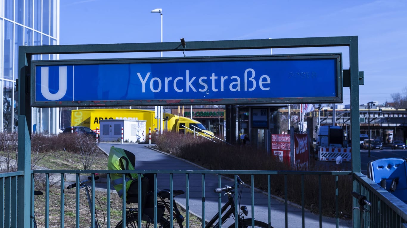 U-Bahnhof Yorckstraße (Archivbild): Hier kam es am Morgen zu einer körperlichen Auseinandersetzung.