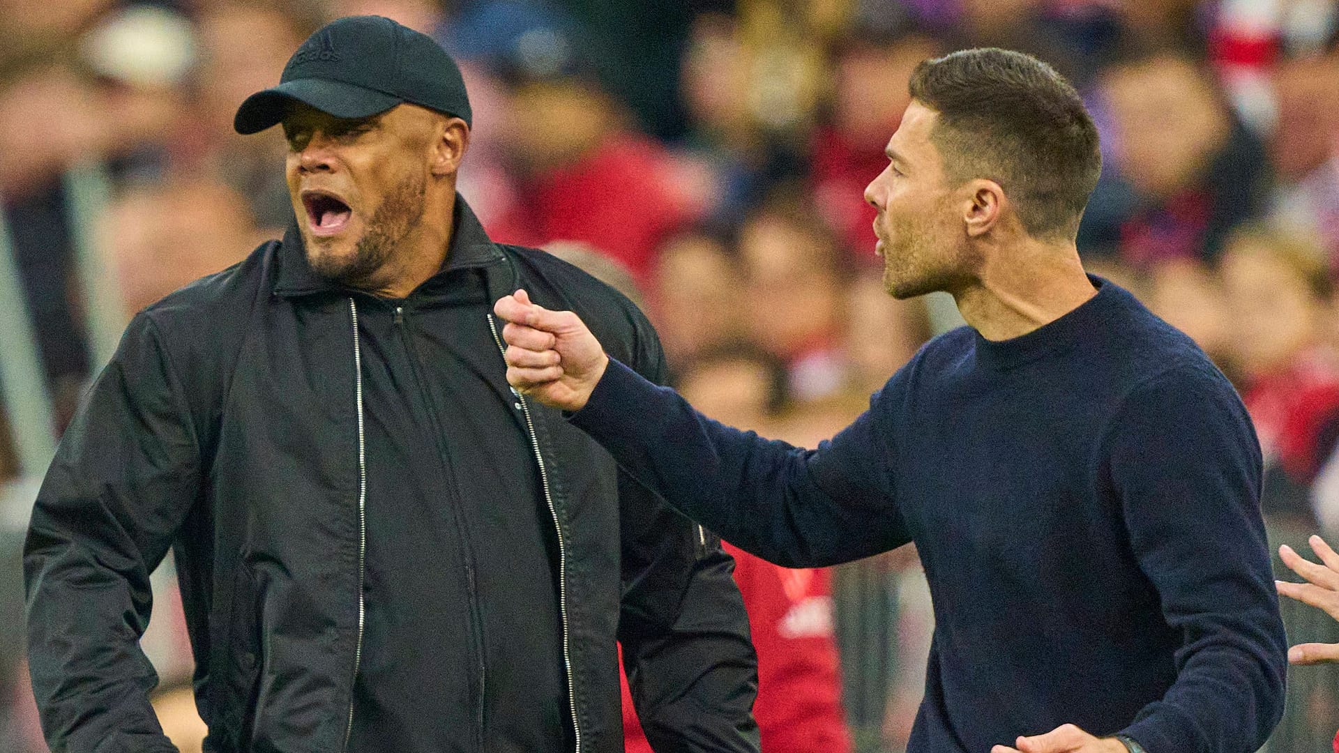 Vincent Kompany (l.) und Xabi Alonso: Die Trainer trafen beim Topspiel am vergangenen Wochenende aufeinander.