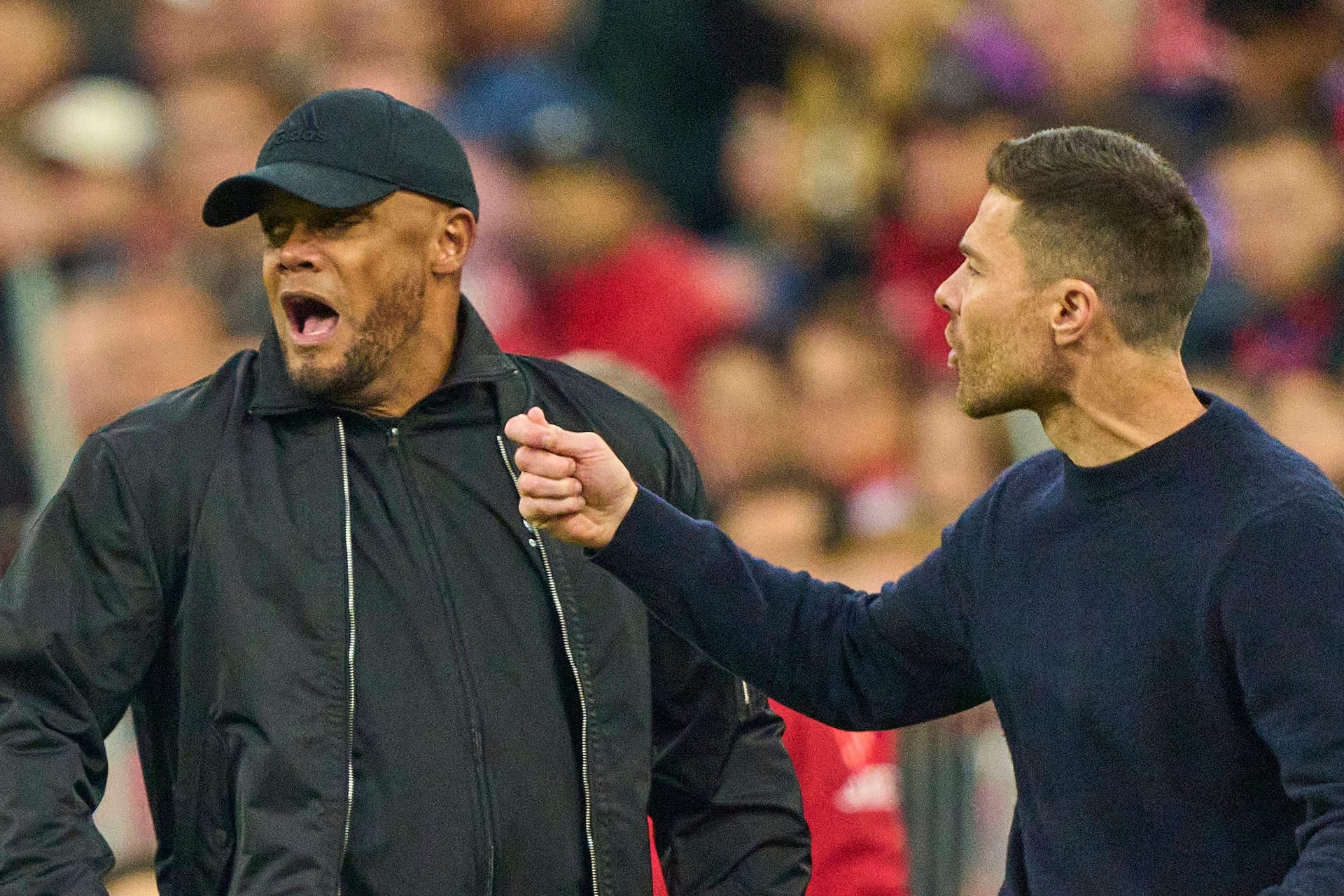 Vincent Kompany (l.) und Xabi Alonso: Die Trainer trafen beim Topspiel am vergangenen Wochenende aufeinander.