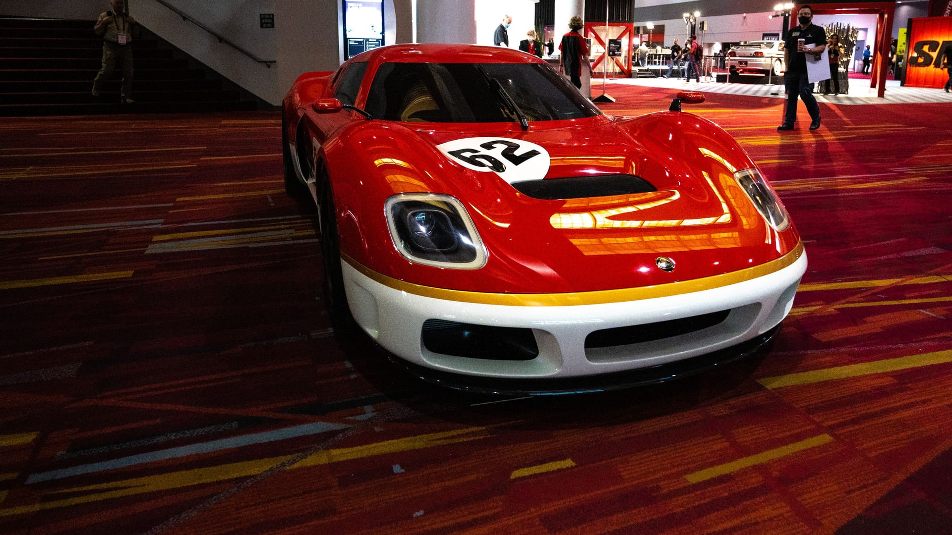 Lotus Type 62-2 Coachbuilt showcased at the SEMA Show.