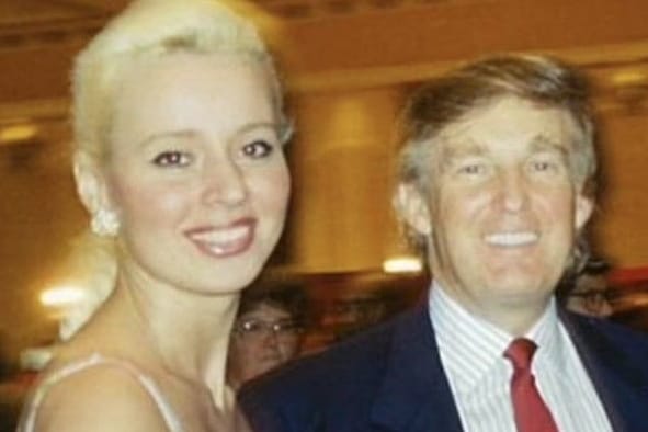 Beatrice Keul und Donald Trump im Jahr 1993.