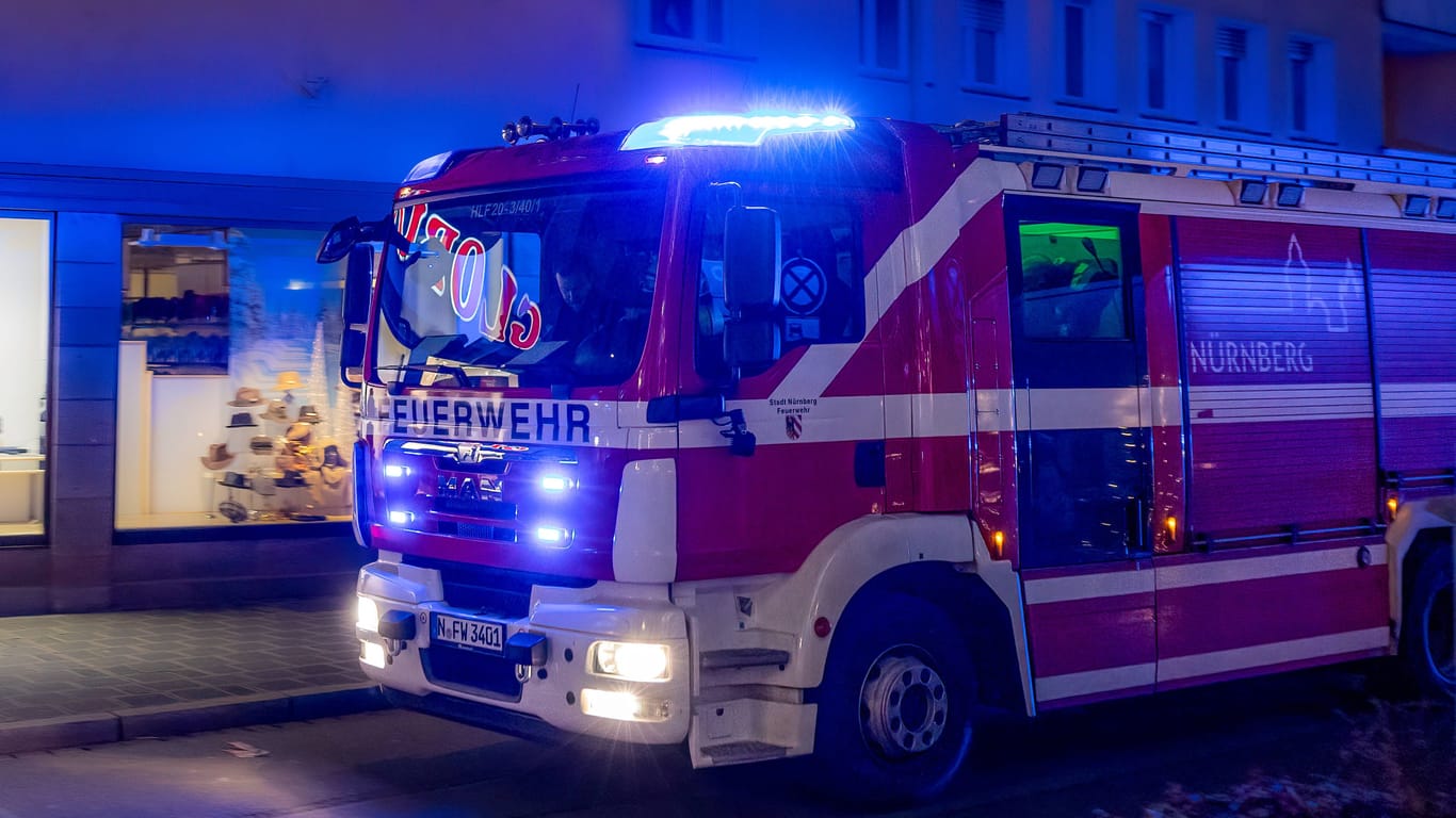 Ein Einsatzfahrzeug der Nürnberger Feuerwehr (Symbolbild):