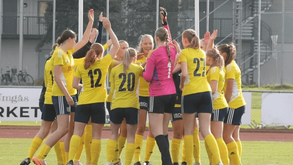 Die Frauen-Mannschaft des Ängelholms FF: Sie blieben eine ganze Saison ohne Gegentor.