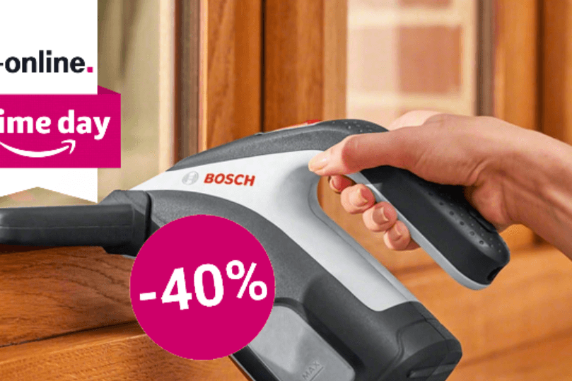 Amazon bietet den praktischen Akku-Fenstersauger von Bosch am zweiten Prime Day mit einem Rabatt von fast 40 Prozent an.