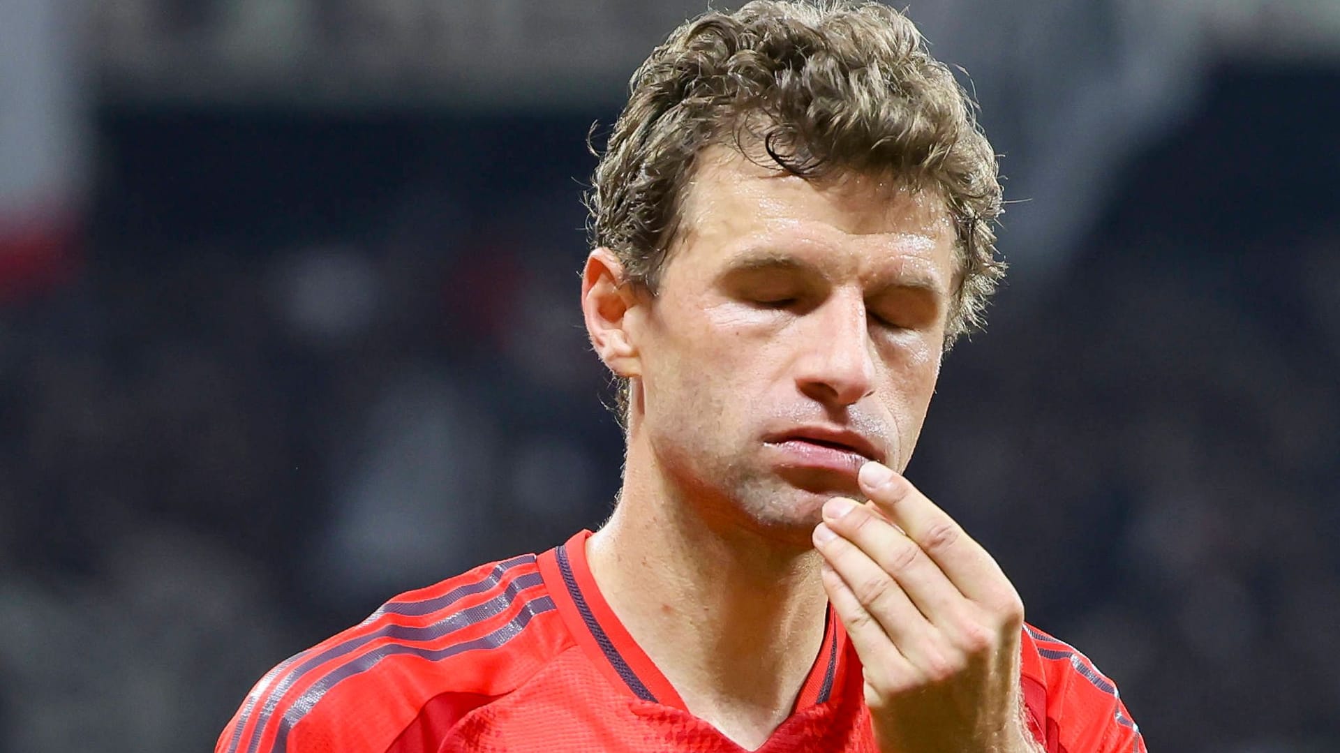 Thomas Müller: Der Offensivmann des FC Bayern war mit der Leistung zufrieden, mit dem Ergebnis aber nicht.