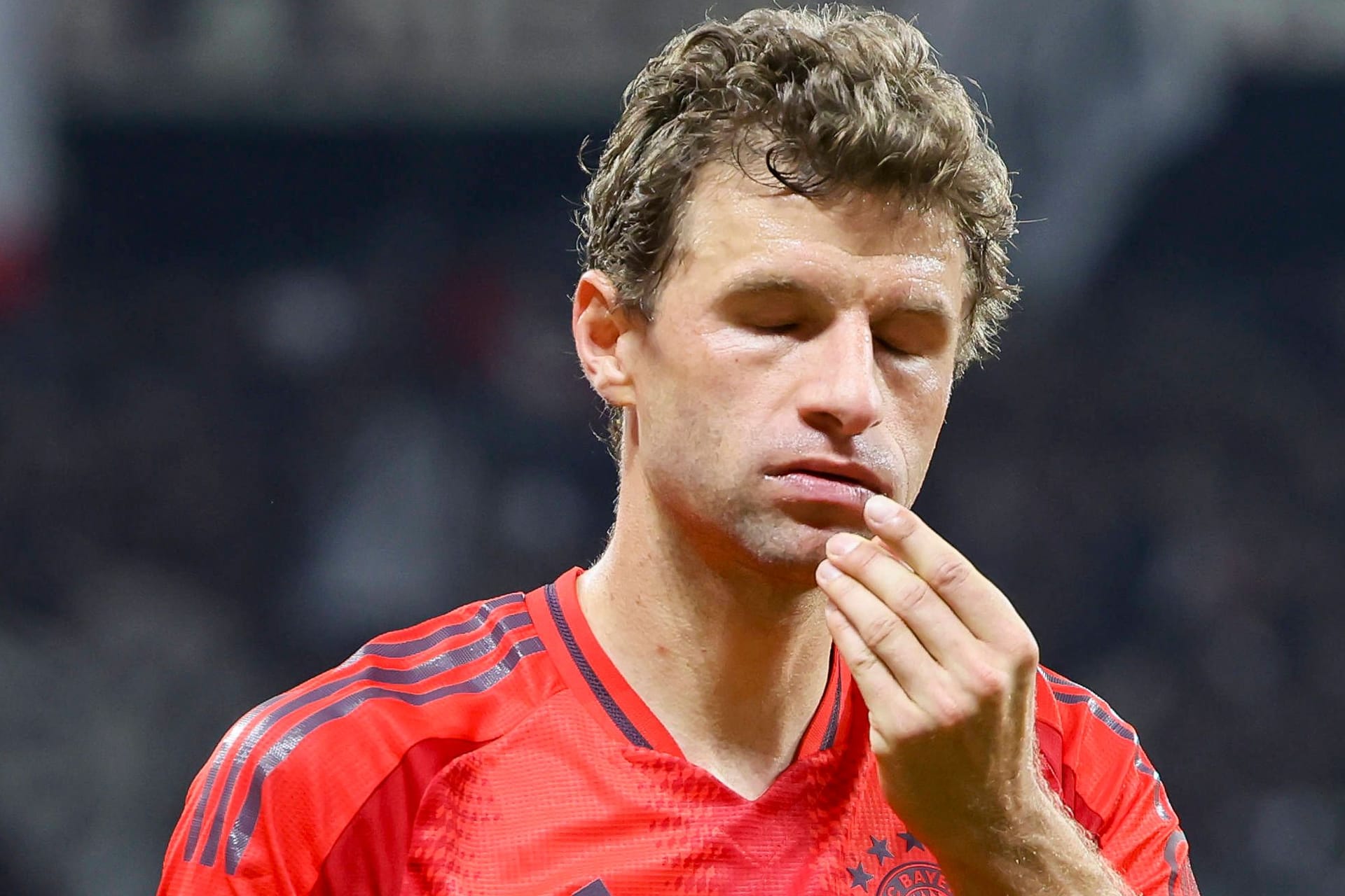 Thomas Müller: Der Offensivmann des FC Bayern war mit der Leistung zufrieden, mit dem Ergebnis aber nicht.