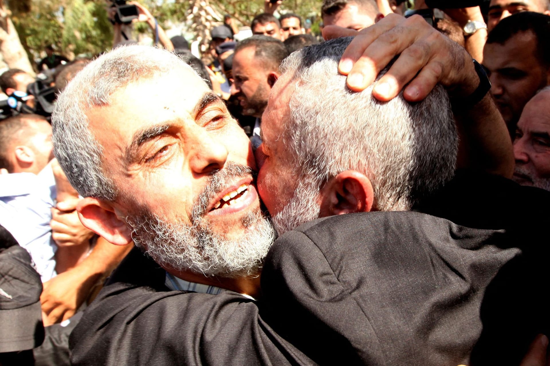 Jahia al-Sinwar (l) und Ismail Hanija: Die Führer der palästinensischen islamistischen Hamas sind beide tot.