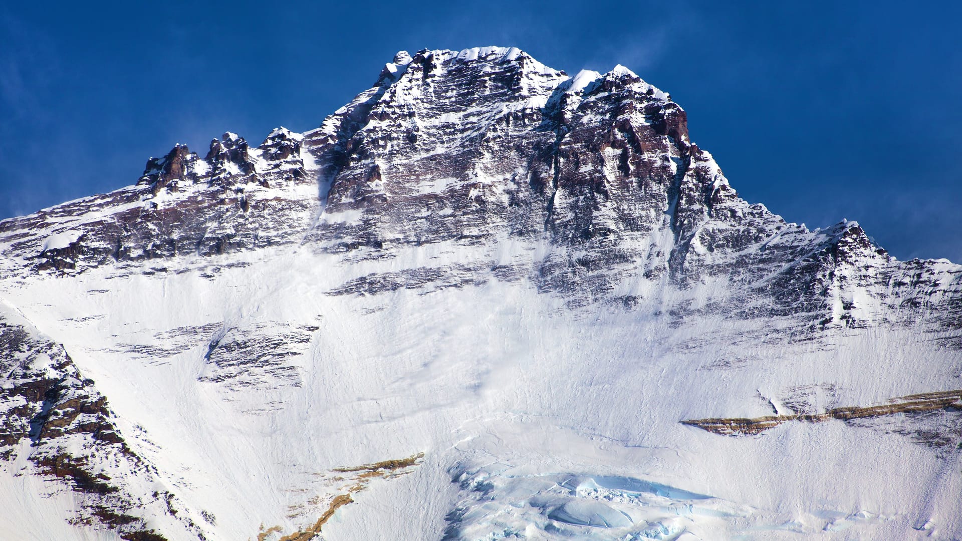 Blick auf den Berg Lhotse: Auch er wird höher.