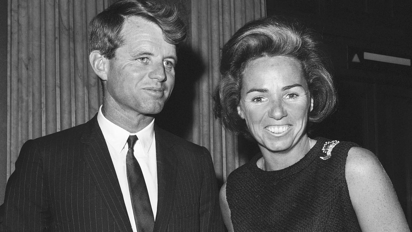 Robert F. Kennedy und Ethel Kennedy: Hier zeigen sie sich im Jahr 1965.