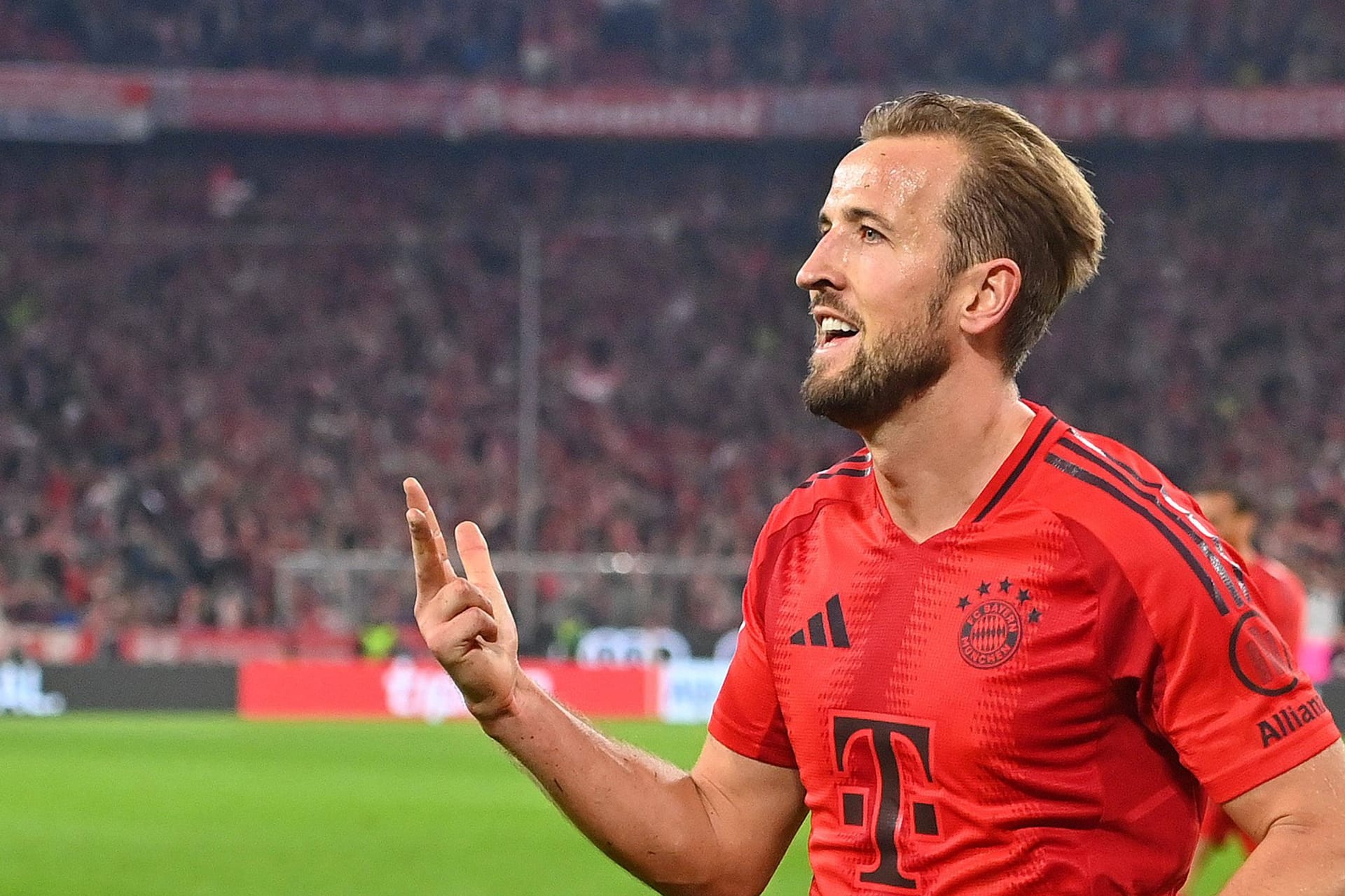 Harry Kane: Gegen Stuttgart machte er einen Hattrick.