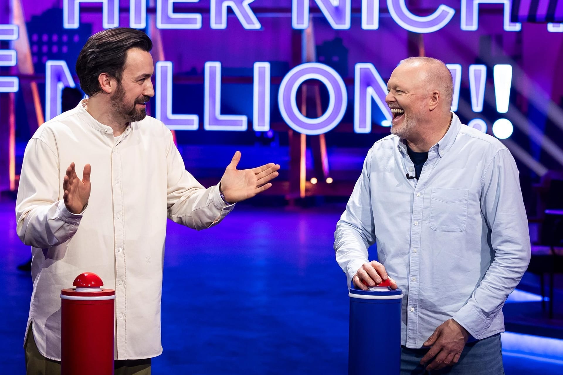 Jan Köppen und Stefan Raab: Sie waren zuletzt Seite an Seite bei "Du gewinnst hier nicht die Million bei Stefan Raab" zu sehen.