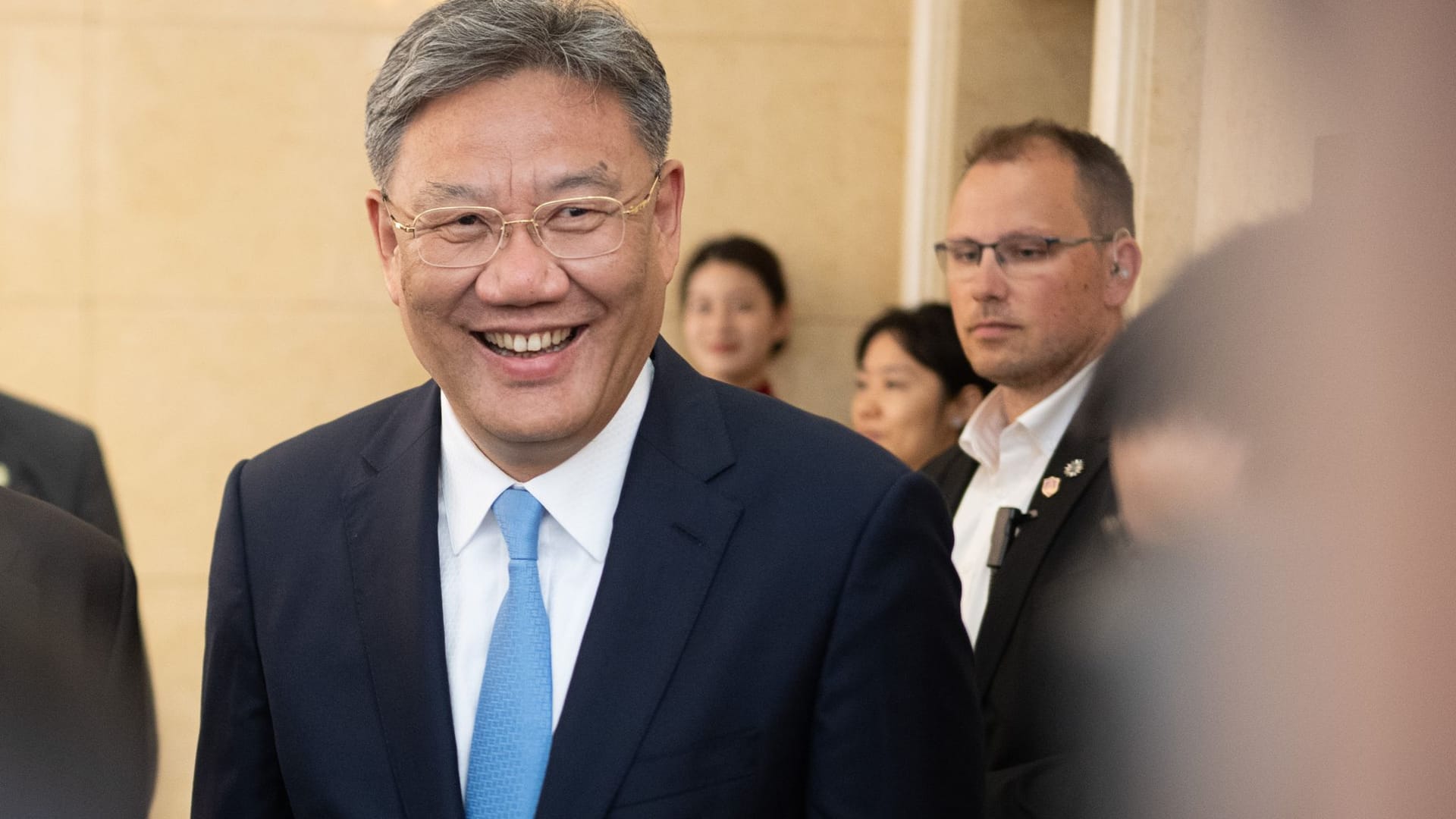 Chinas Handelsminister Wang Wentao