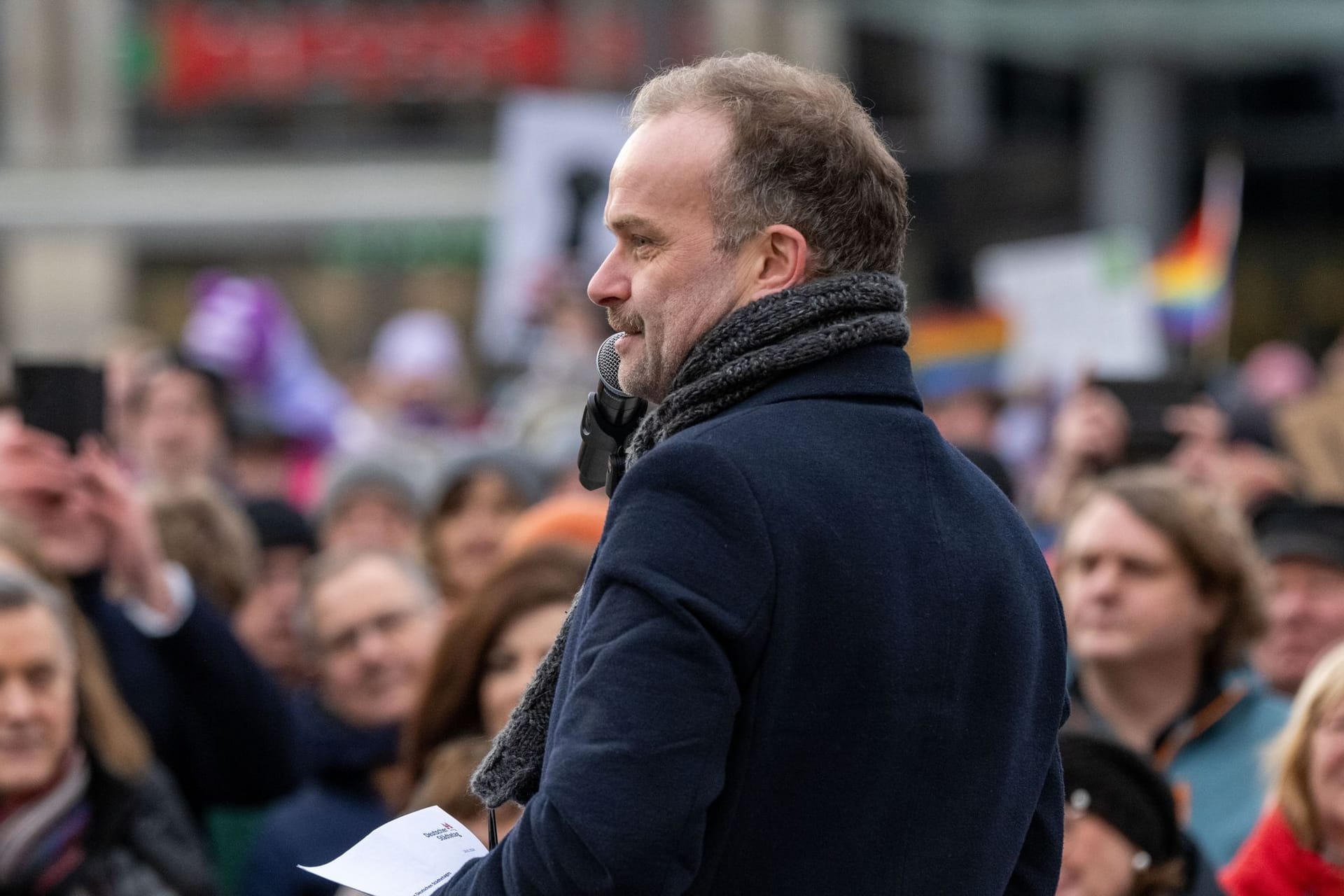 Neubrandenburgs Oberbürgermeister bei Demo gegen Rechts