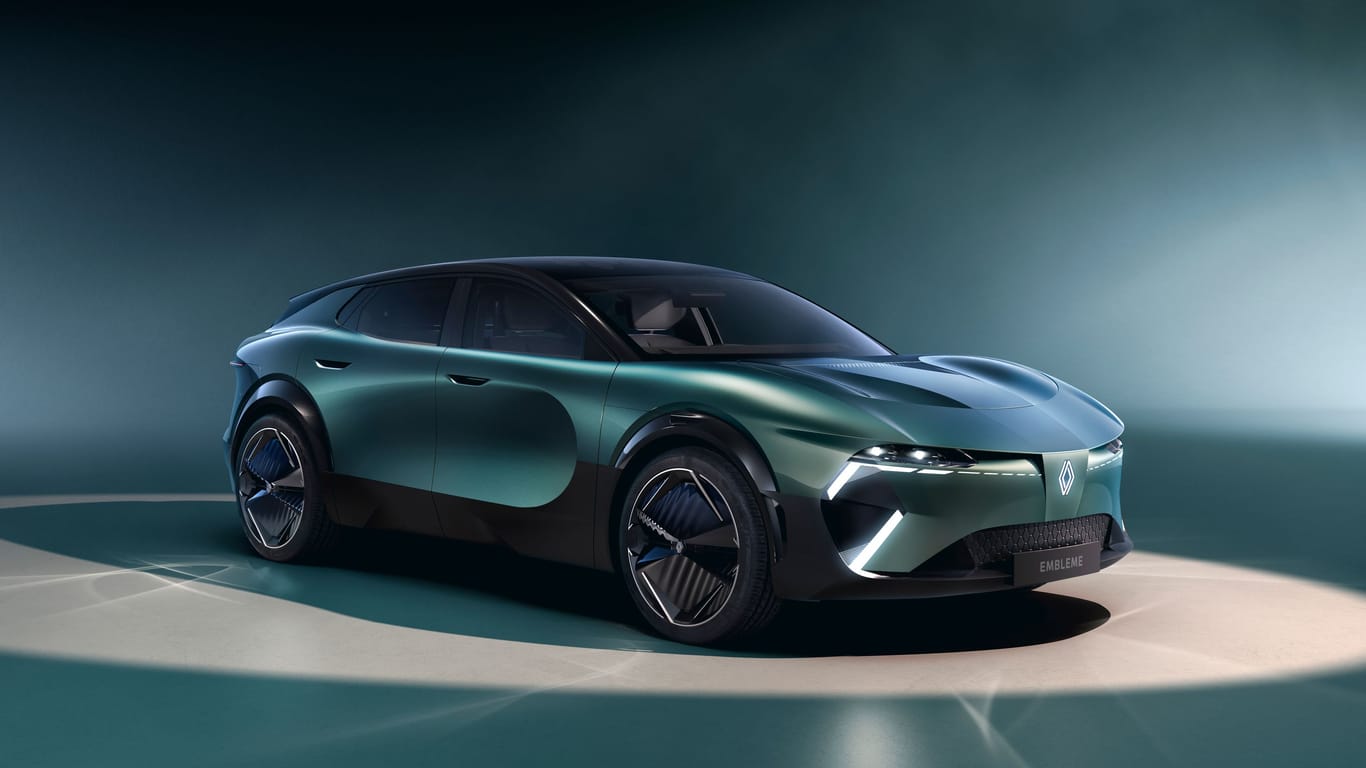 Emblème: Renault stellt auf der Pariser Messe die Studie eines Familien-Crossovers vor.