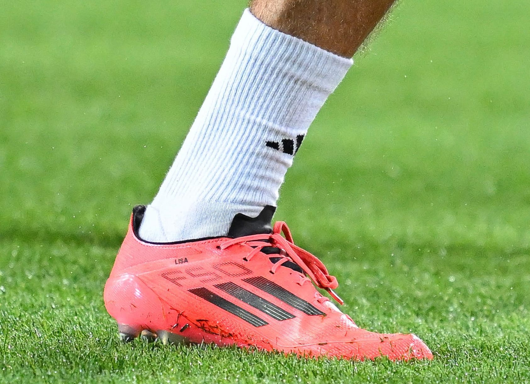 Thomas Müllers Fußballschuhe beim Spiel gegen Barcelona.