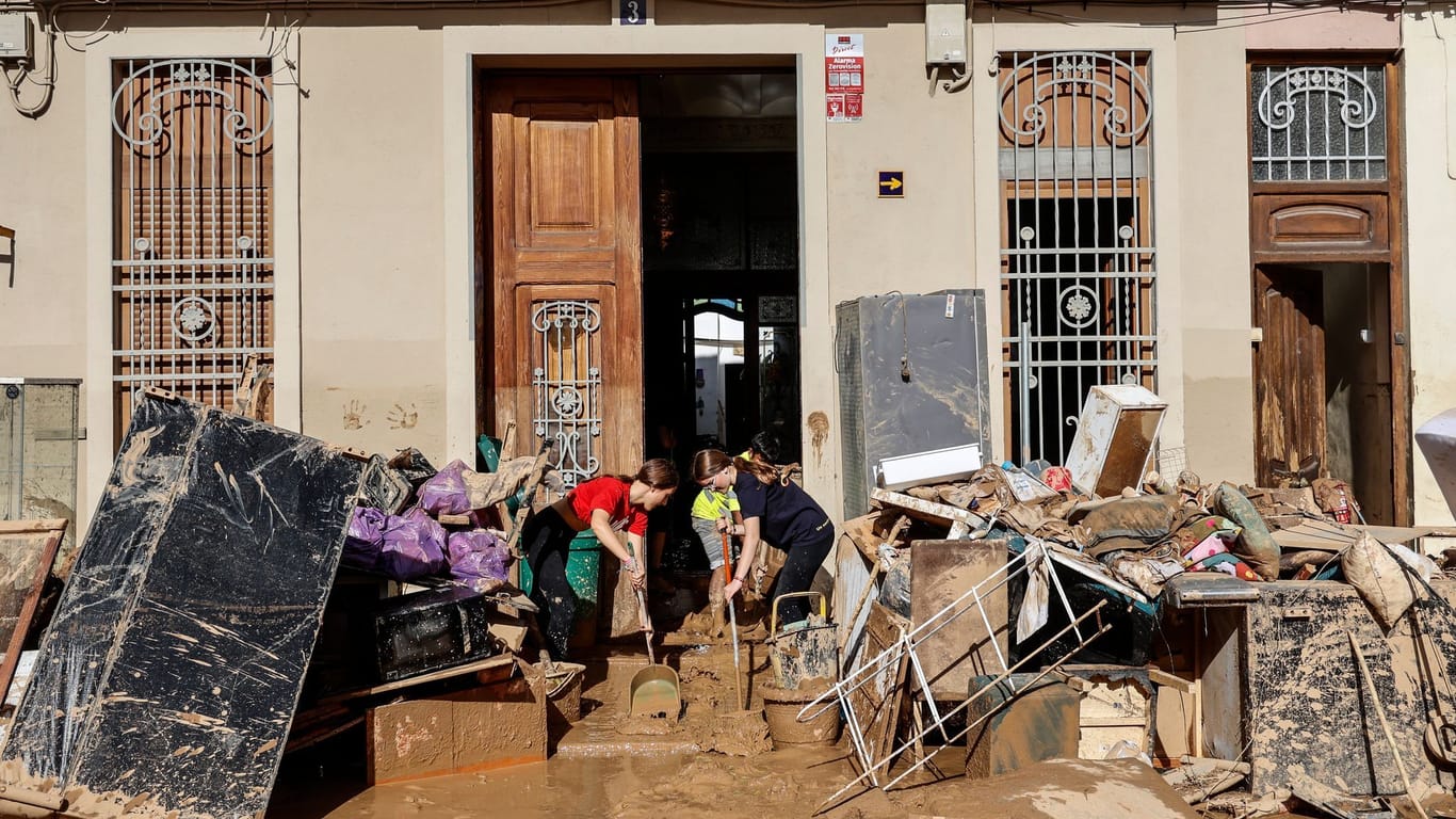 Nach den Überschwemmungen in Spanien