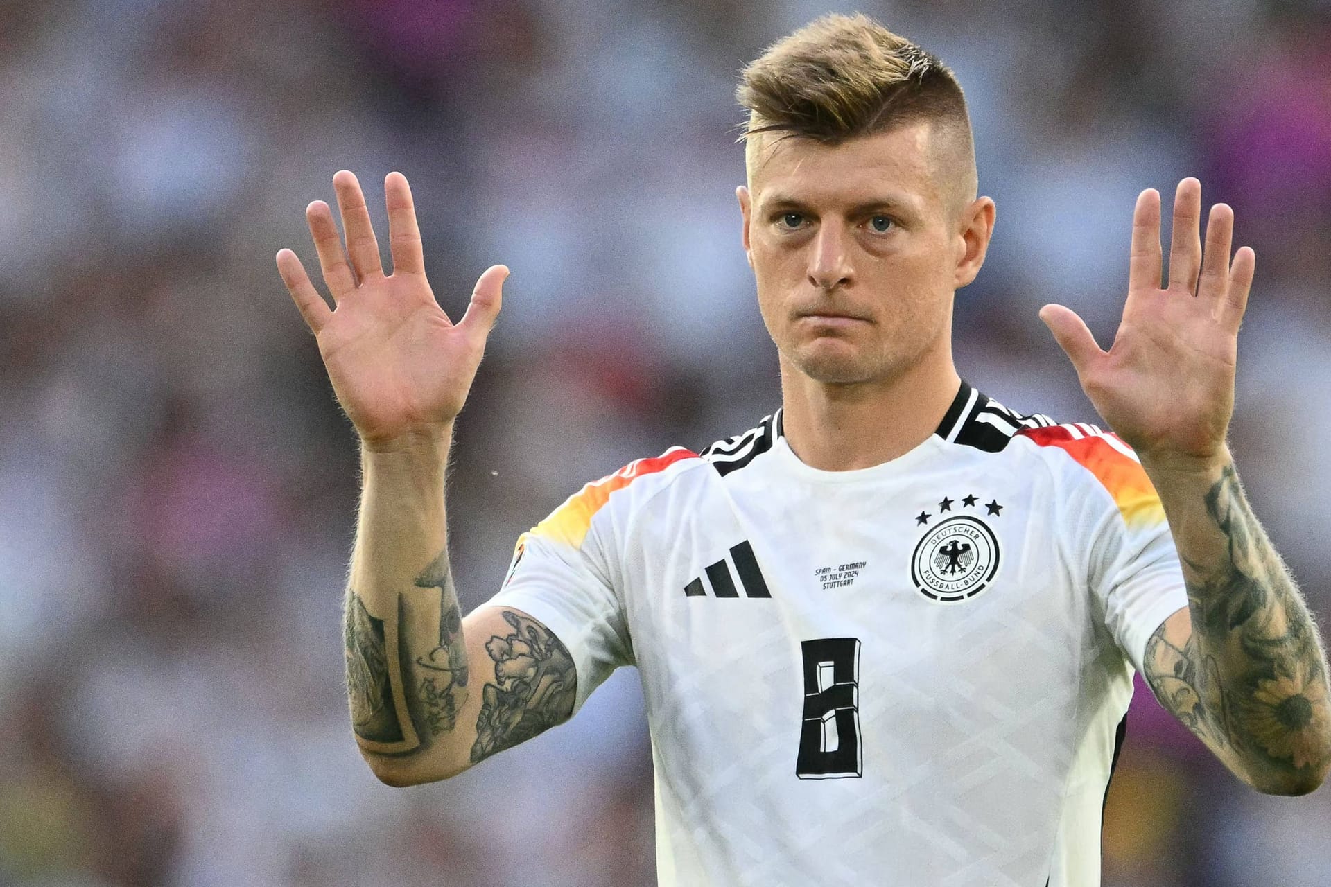 Toni Kroos: Er ist angesichts der Belastung für die Spieler froh, seine Karriere mittlerweile beendet zu haben.