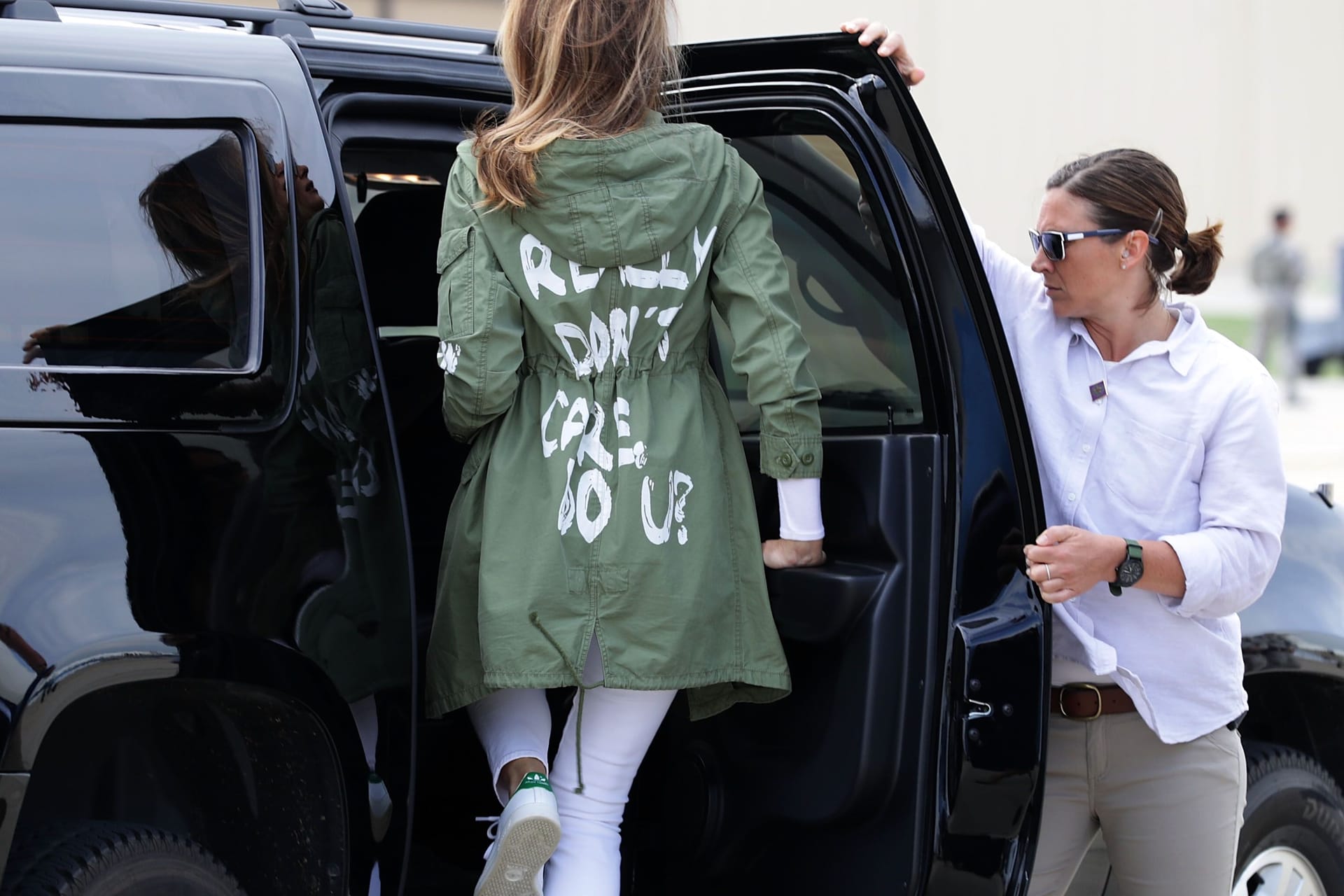 Melania Trump bei einem Besuch der US-Mexiko-Grenze in Texas.