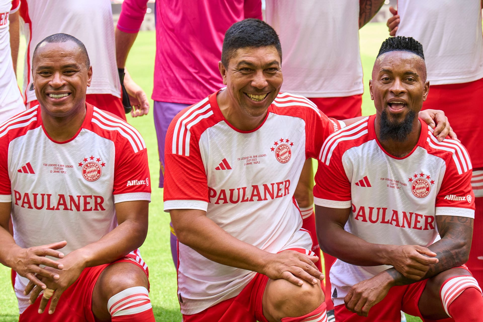 Paulo Sérgio, Giovane Élber, Zé Roberto (v. l. n. r.): Alle drei Brasilianer spielten einst für den FC Bayern.