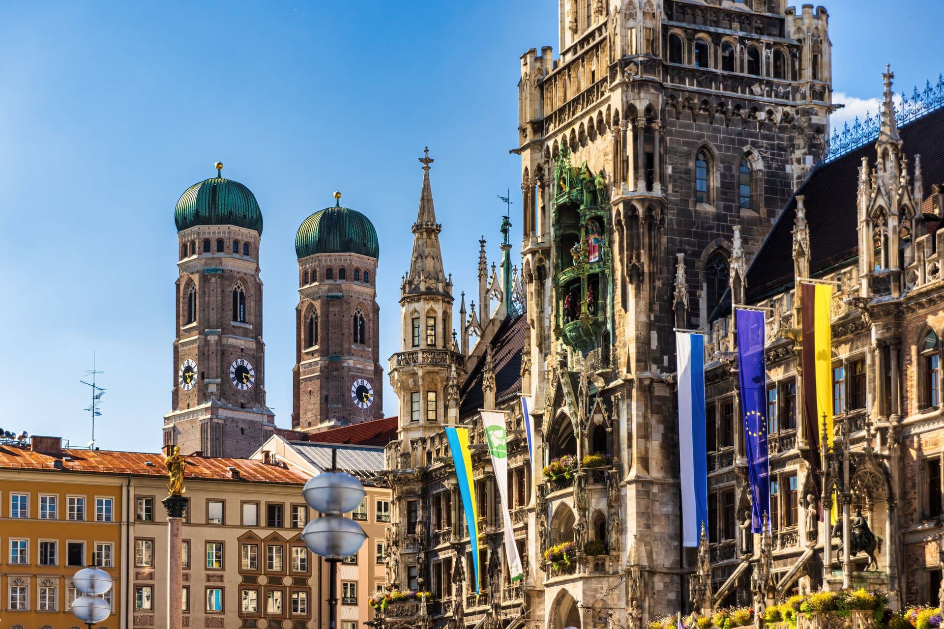 Der Marienplatz (Archivbild): Bereits bei der vergangenen Umfrage vor zwei Jahren landete München auf Platz eins.