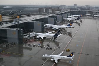 Lufthansa am Flughafen Frankfurt am Main