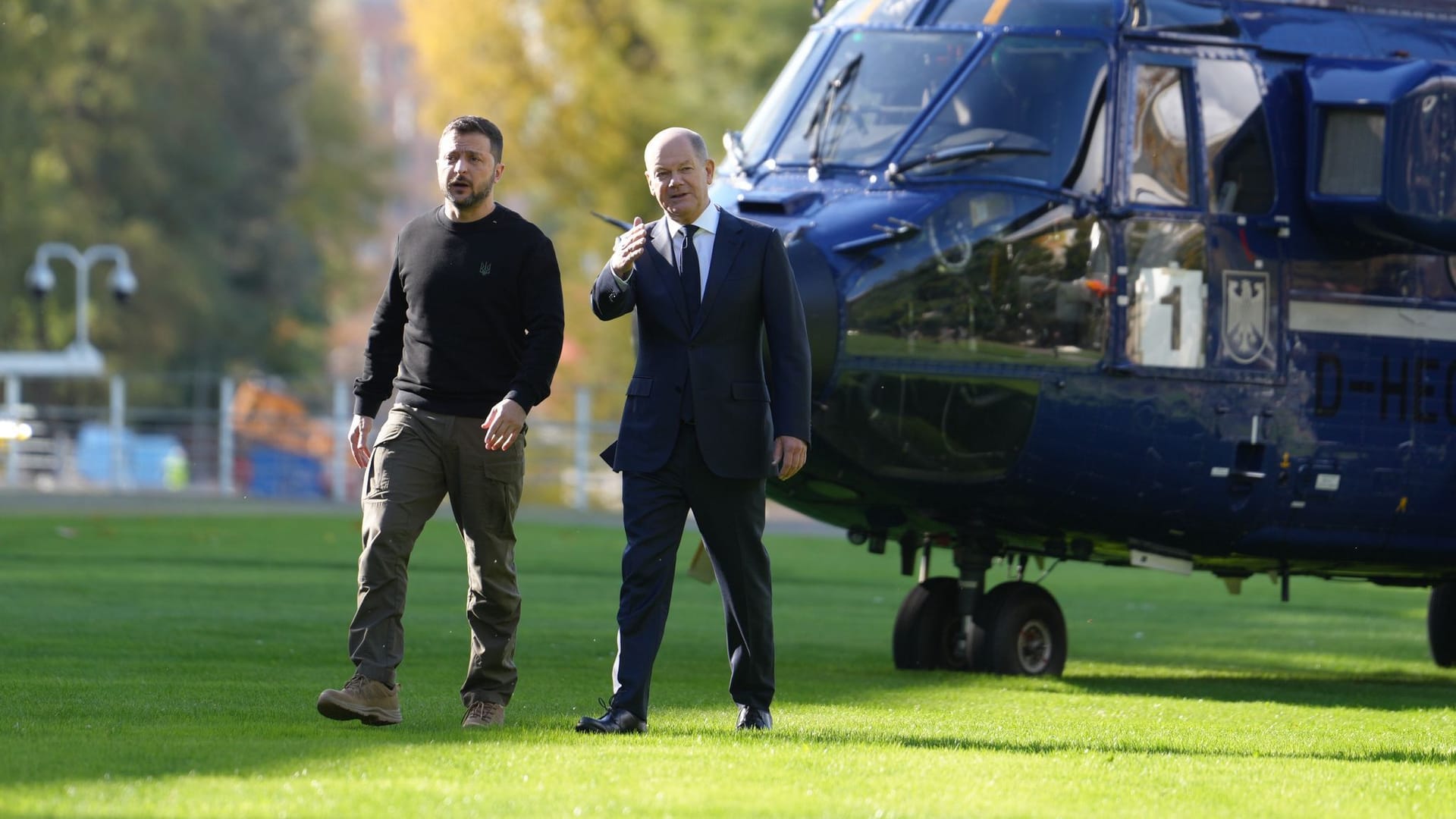 Ukrainischer Präsident Selenskyj in Berlin