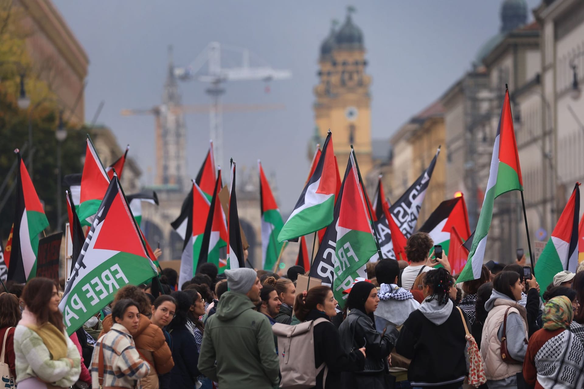 Propalästinensische Demonstration in München