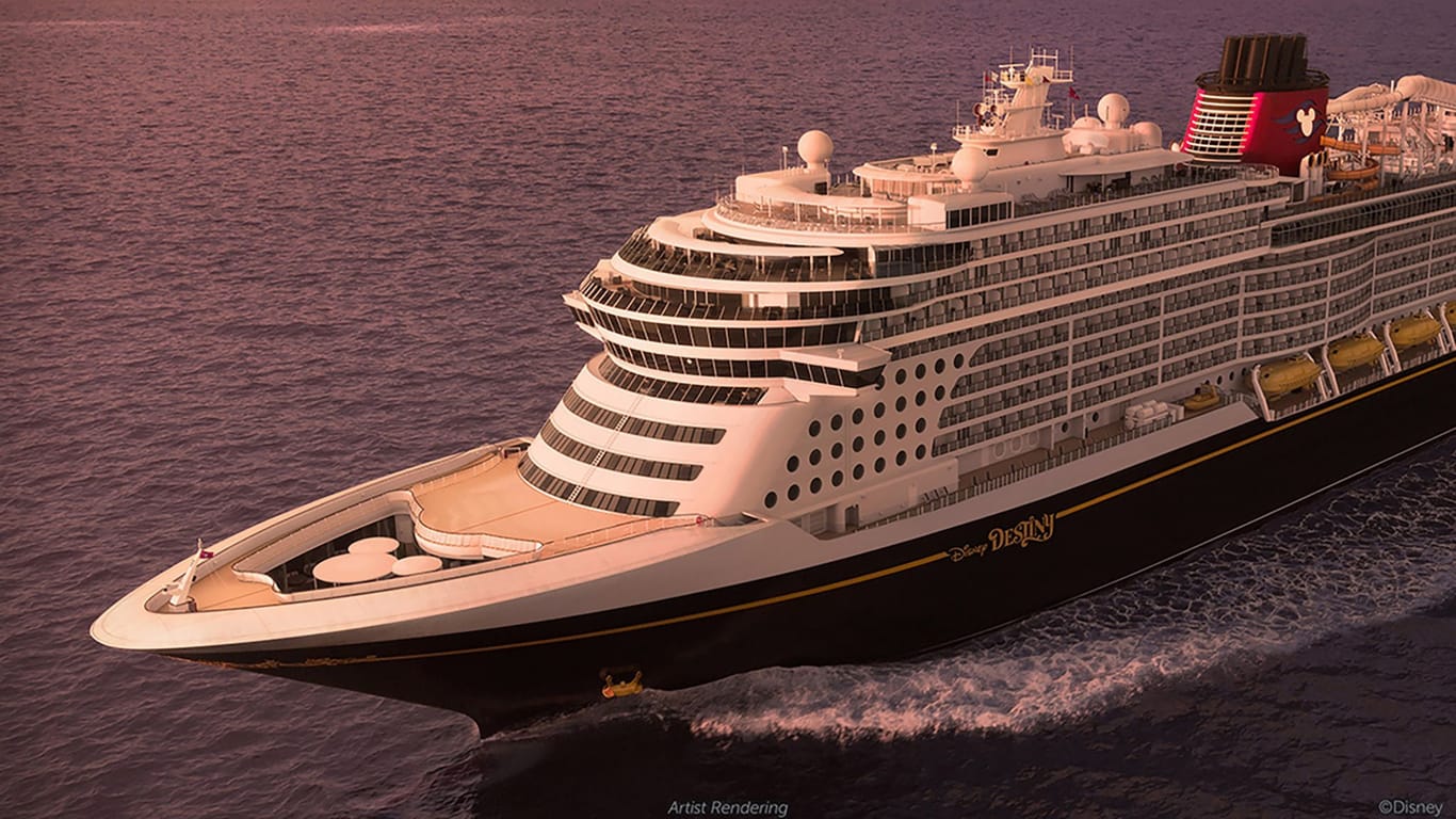 Gleich zwei neue Schiffe hat Disney Cruise Line 2025 geplant: Eines davon ist die «Disney Destiny».