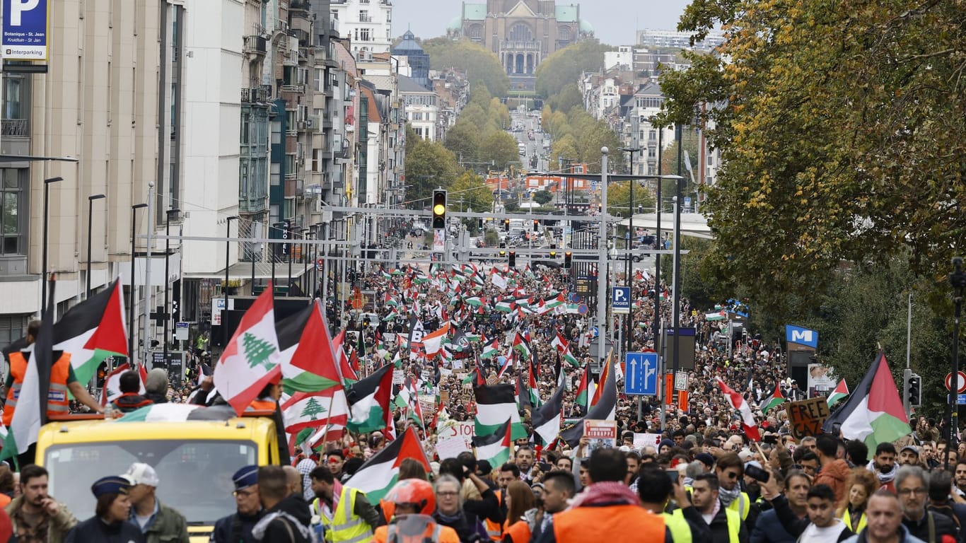 Nahostkonflikt - Protest in Brüssel